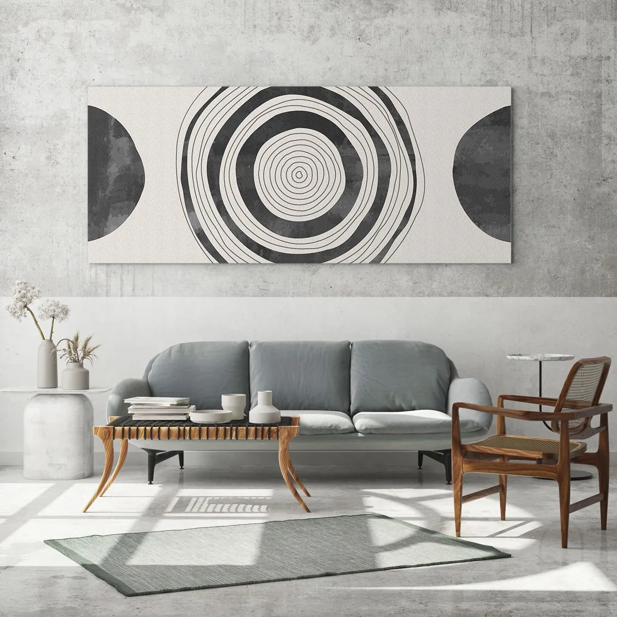 Obraz na szkle - Ważne to co pomiędzy - 100x40 cm