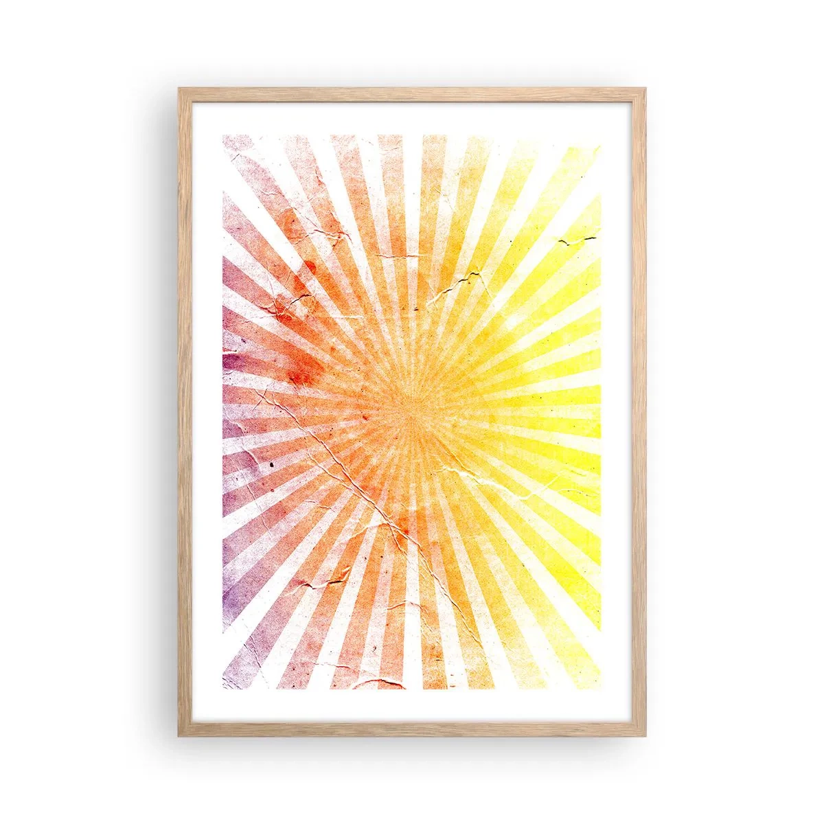 Plakat w ramie jasny dąb - Wschody i zachody - 50x70 cm