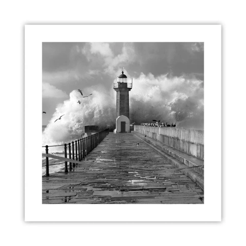 Plakat - Nieustraszona - 40x40 cm