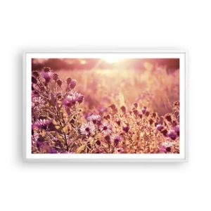 Plakat w białej ramie - Przed odejściem lata - 91x61 cm