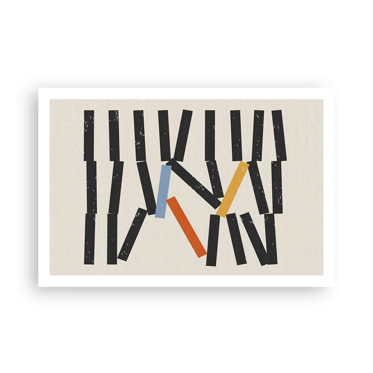 Plakat - Domino – kompozycja - 91x61 cm