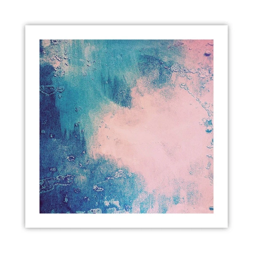 Plakat - Błękitne objęcia - 50x50 cm