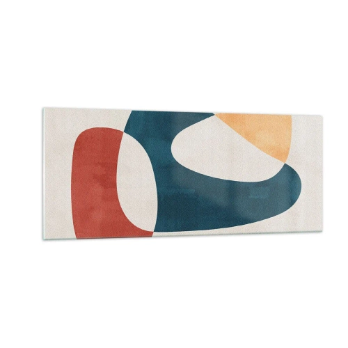 Obraz na szkle - Wpływy i metamorfozy - 100x40 cm