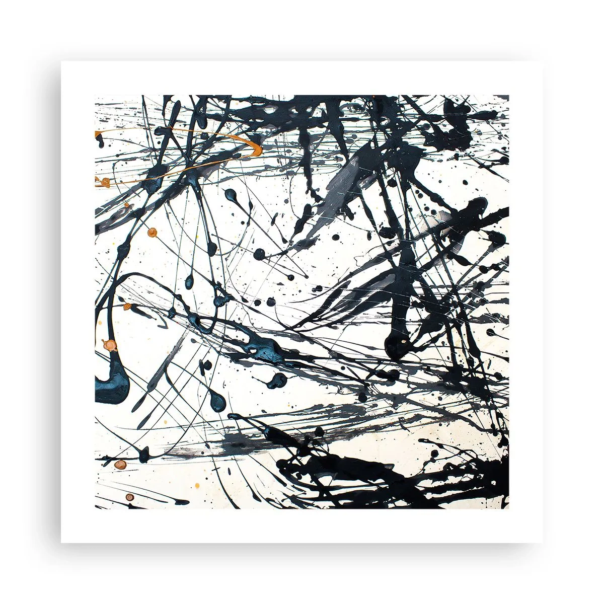 Plakat - Abstrakcja ekspresjonistyczna - 50x50 cm