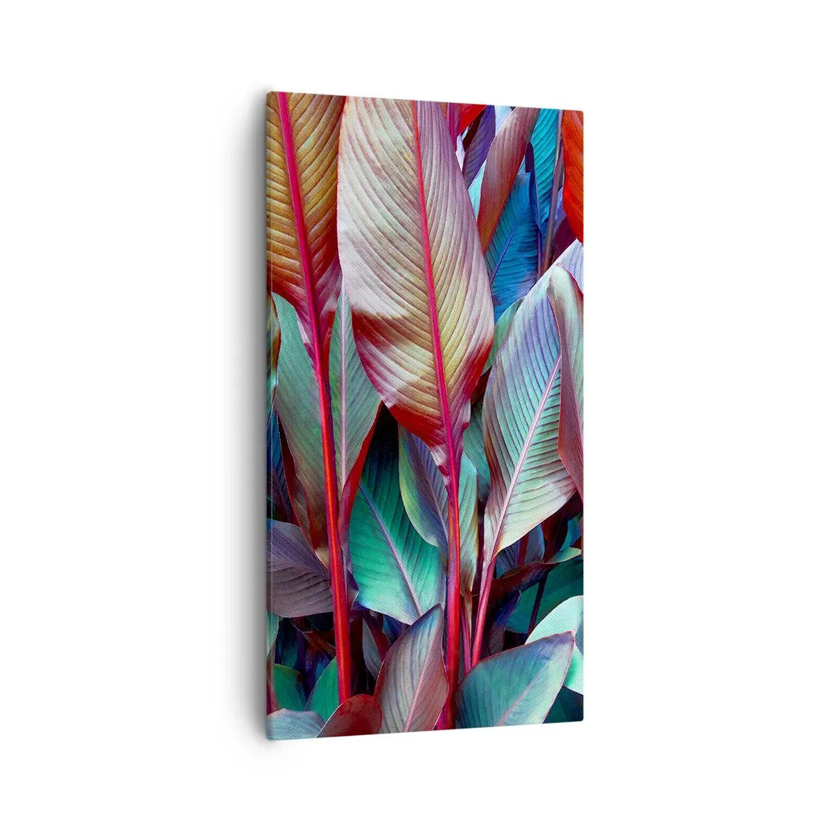 Obraz na płótnie - Kolorowy gąszcz - 55x100 cm