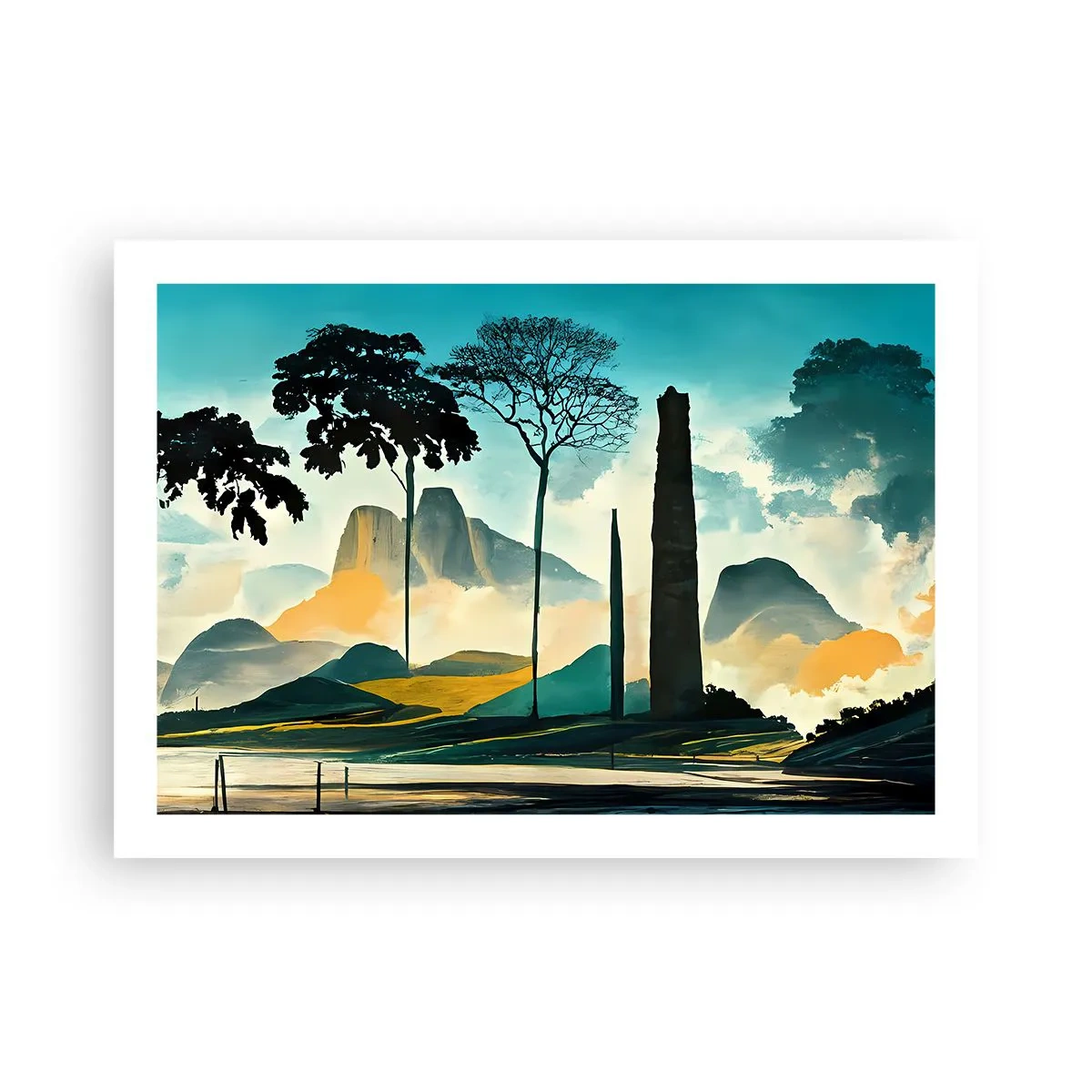 Plakat - Wciąż wyżej i wyżej - 70x50 cm