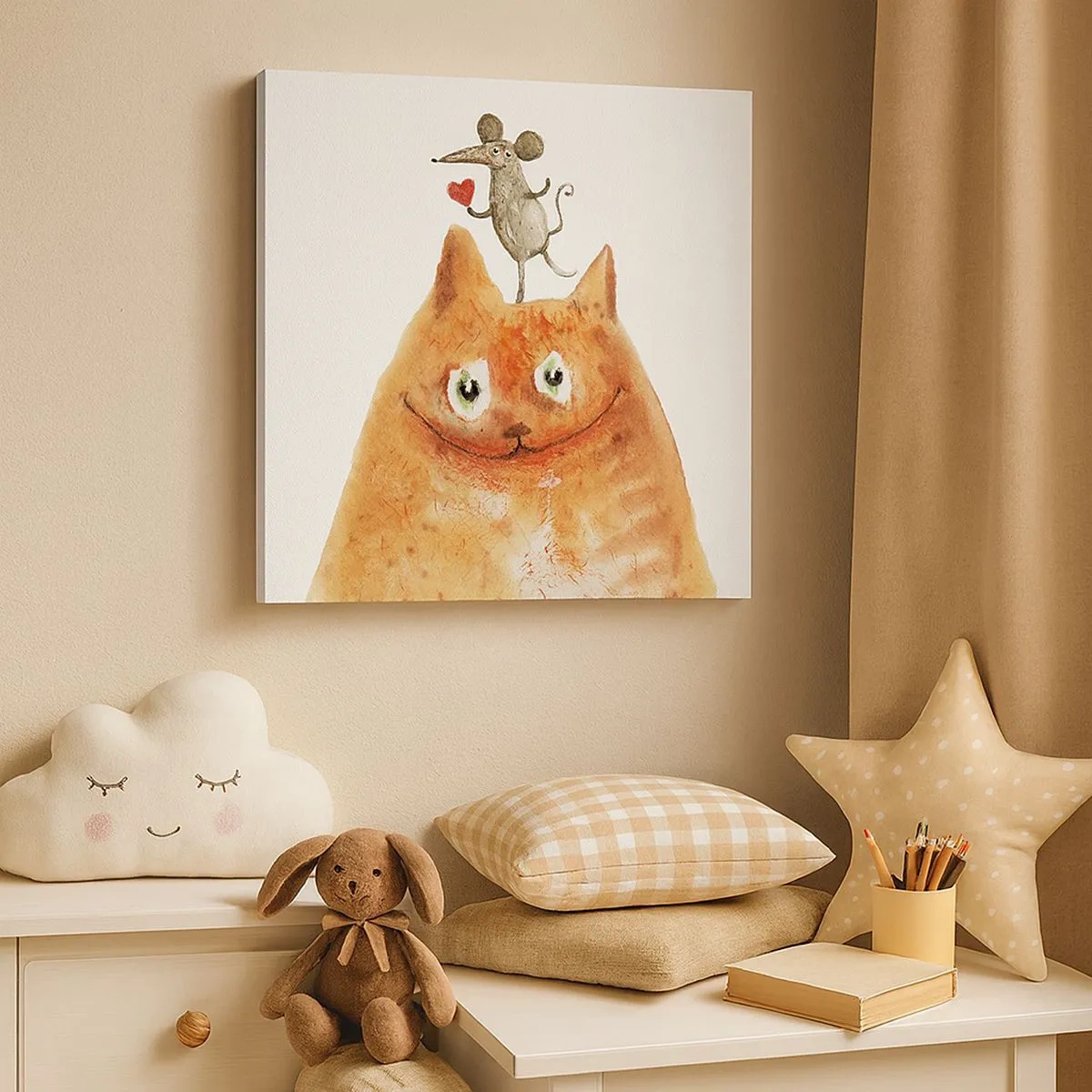 Obraz na płótnie - Paradoksy miłości - 30x30 cm