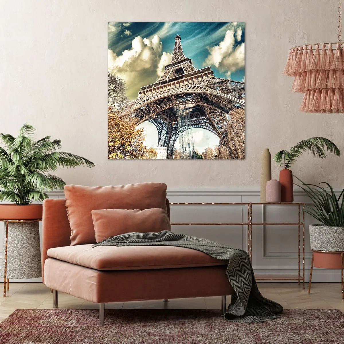Obraz na płótnie - A jesienią w Paryżu... - 50x50 cm
