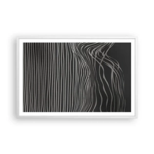 Plakat w białej ramie - Rytm i akcent - 91x61 cm