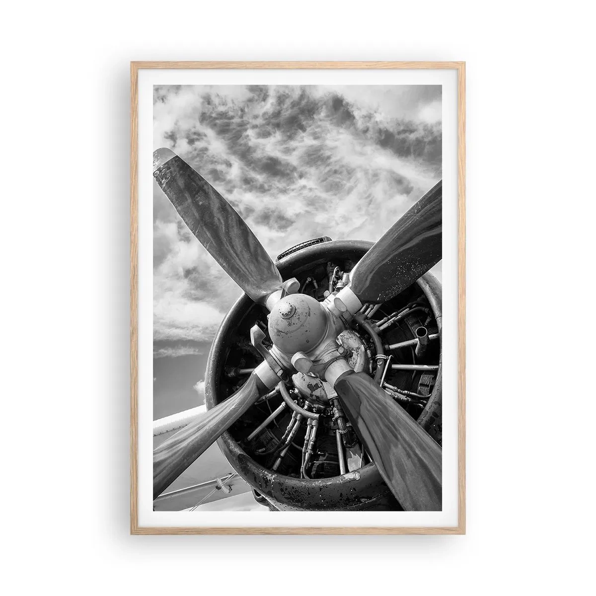 Plakat w ramie jasny dąb - Pogromca przestworzy - 70x100 cm