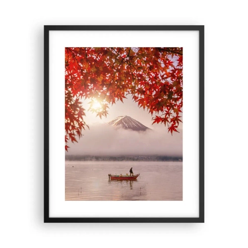 Plakat w czarnej ramie - W japońskim klimacie - 40x50 cm