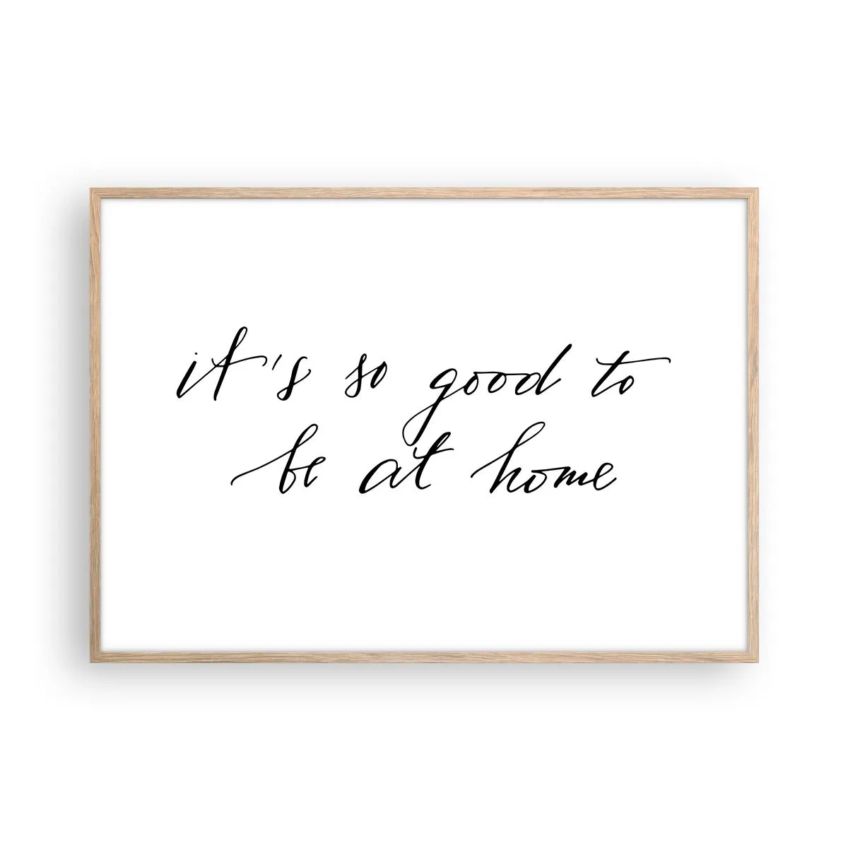 Plakat w ramie jasny dąb - Cała prawda - 100x70 cm