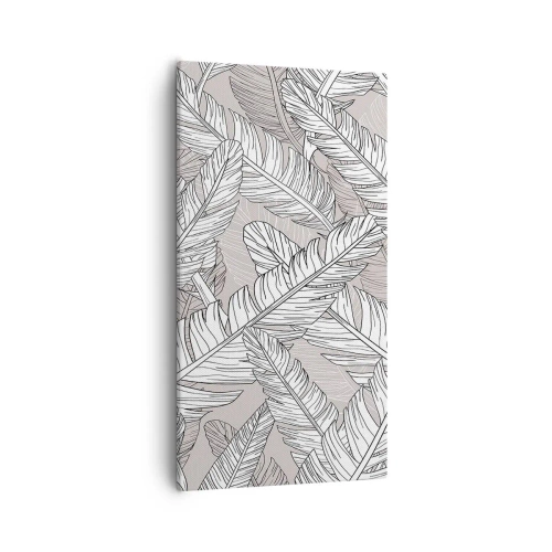 Obraz na płótnie - Pierzasta zawierucha - 55x100 cm