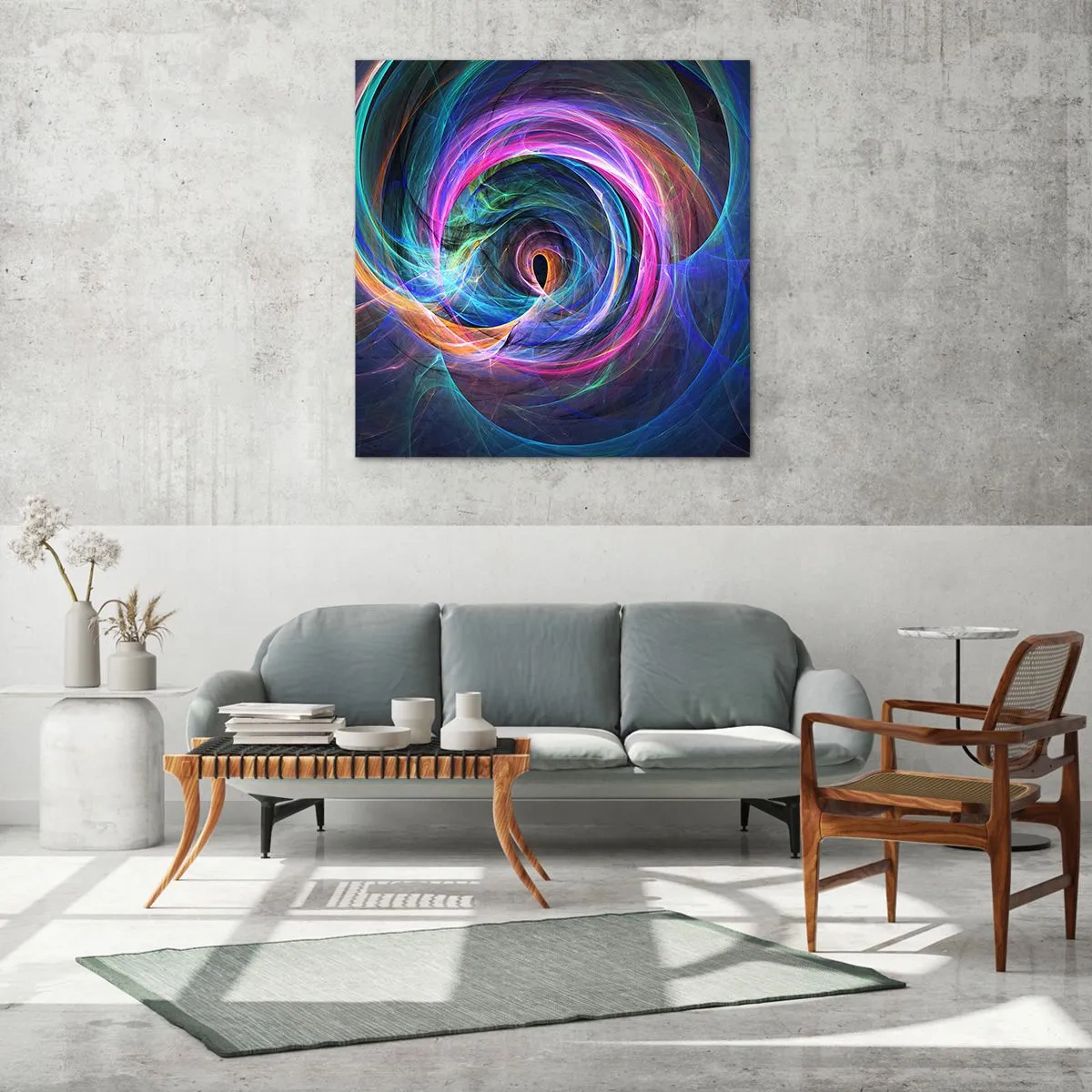 Obraz na szkle - Dokąd mnie zaprowadzisz? - 30x30 cm