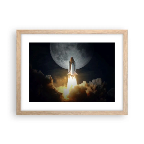 Plakat w ramie jasny dąb - Początek nieziemskiej przygody - 40x30 cm