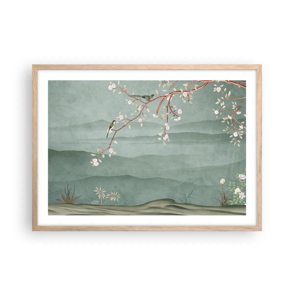 Plakat w ramie jasny dąb - Wiosna, ach, to ty - 70x50 cm