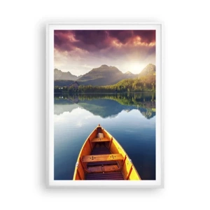 Plakat w białej ramie - Nic przeciw naturze - 70x100 cm