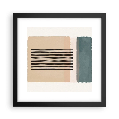 Plakat w czarnej ramie - Wszystko w porządku - 30x30 cm