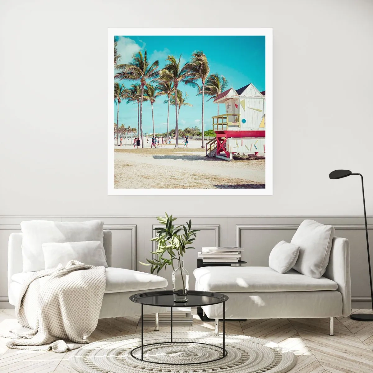 Plakat - Przed tobą piękny dzień - 40x40 cm