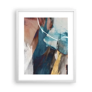 Plakat w białej ramie - Z rozmachem i energicznie - 40x50 cm