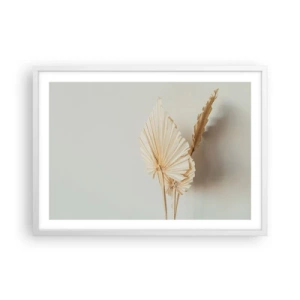 Plakat w białej ramie - Gdy potrzebne ukojenie - 70x50 cm