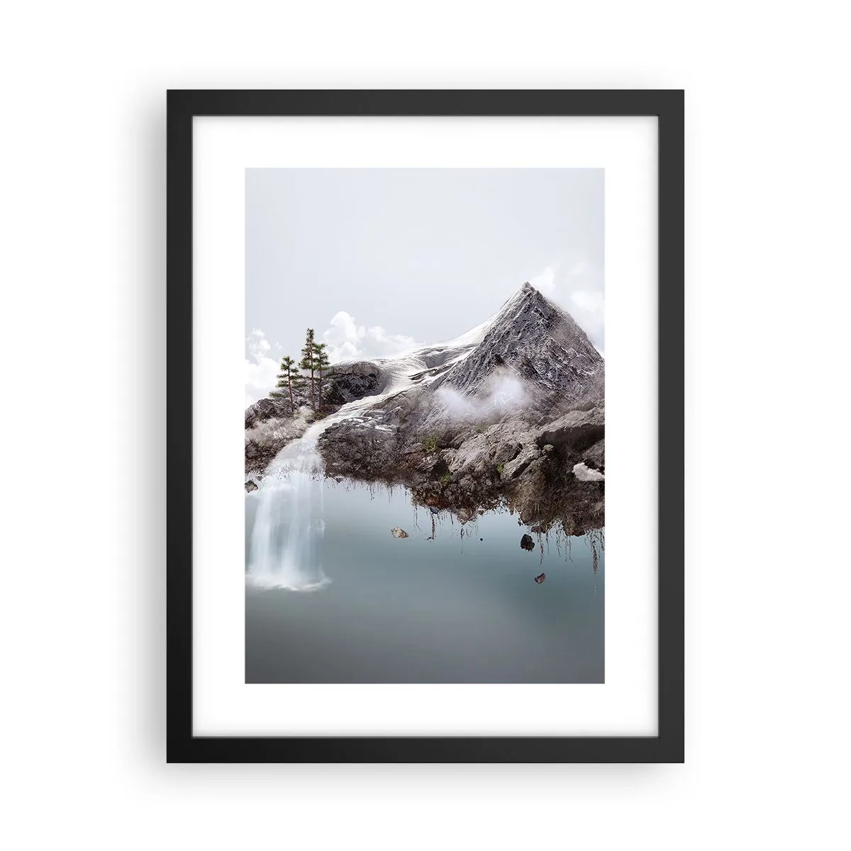 Plakat w czarnej ramie - Okiem surrealisty - 30x40 cm