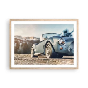 Plakat w ramie jasny dąb - Bo liczy się styl - 70x50 cm