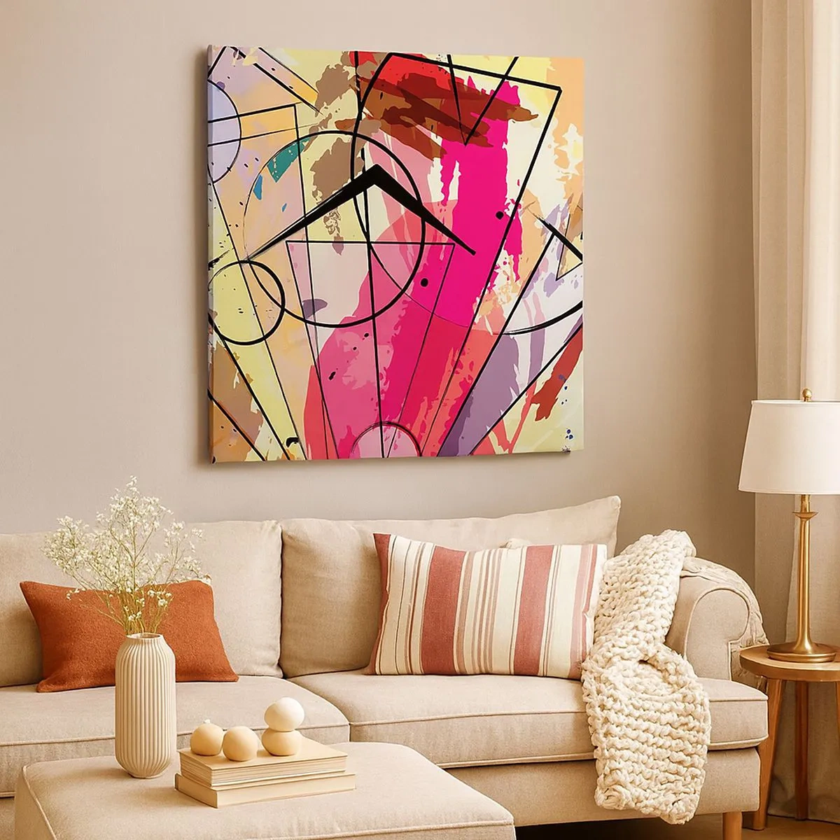 Obraz na płótnie - Eksplozja - 30x30 cm