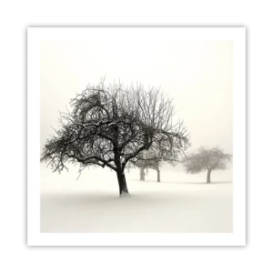 Plakat - Zimowy sen - 60x60 cm