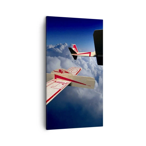 Obraz na płótnie - Jeszcze wyżej, jeszcze dalej - 45x80 cm