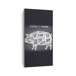 Obraz na płótnie - Elementarz masarza - 65x120 cm