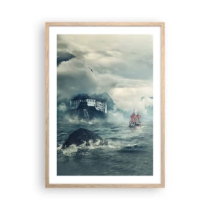 Plakat w ramie jasny dąb - Na magicznych wodach - 50x70 cm