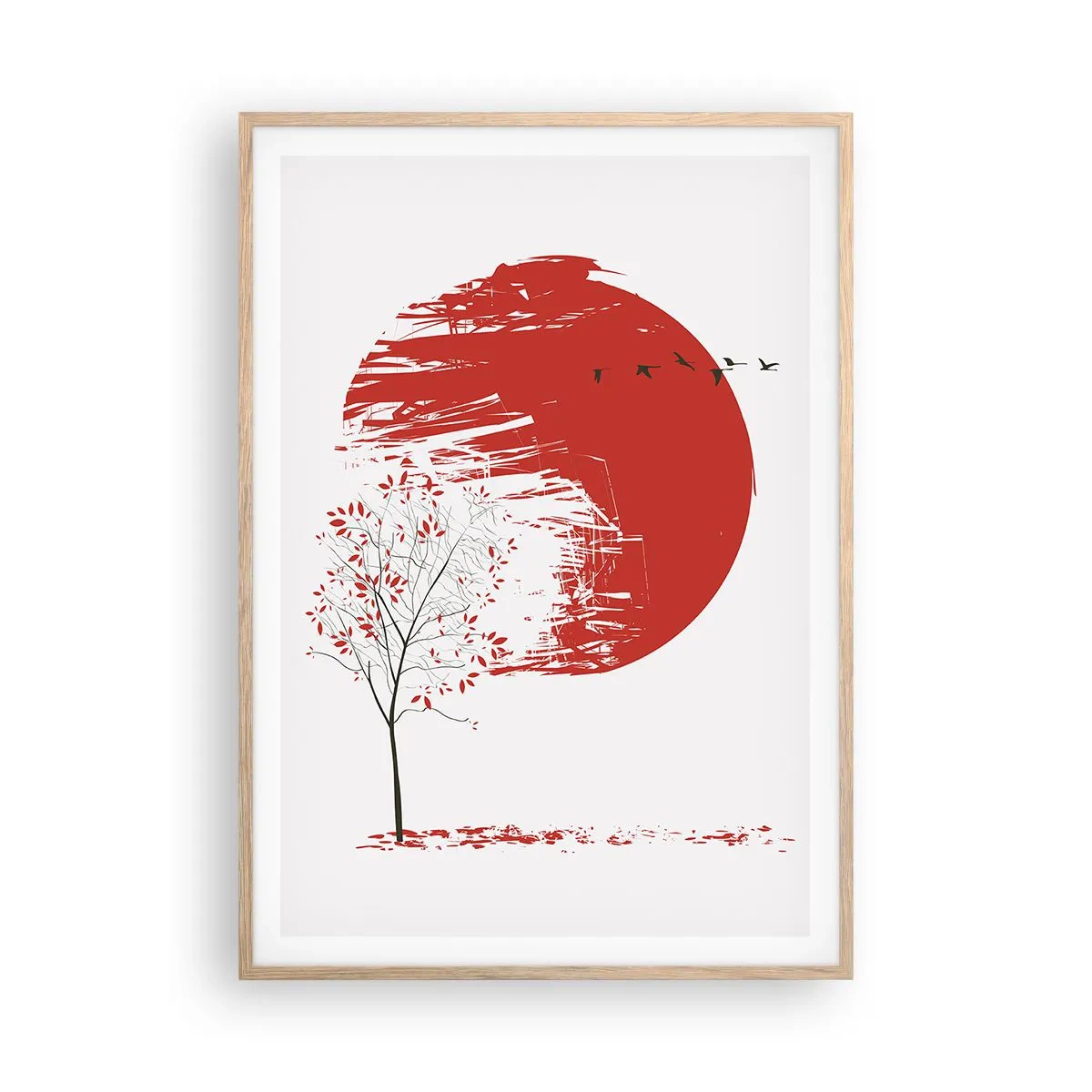 Plakat w ramie jasny dąb - Znasz li ten kraj? - 70x100 cm