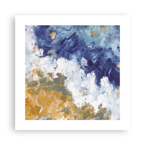 Plakat - Taniec żywiołów - 40x40 cm