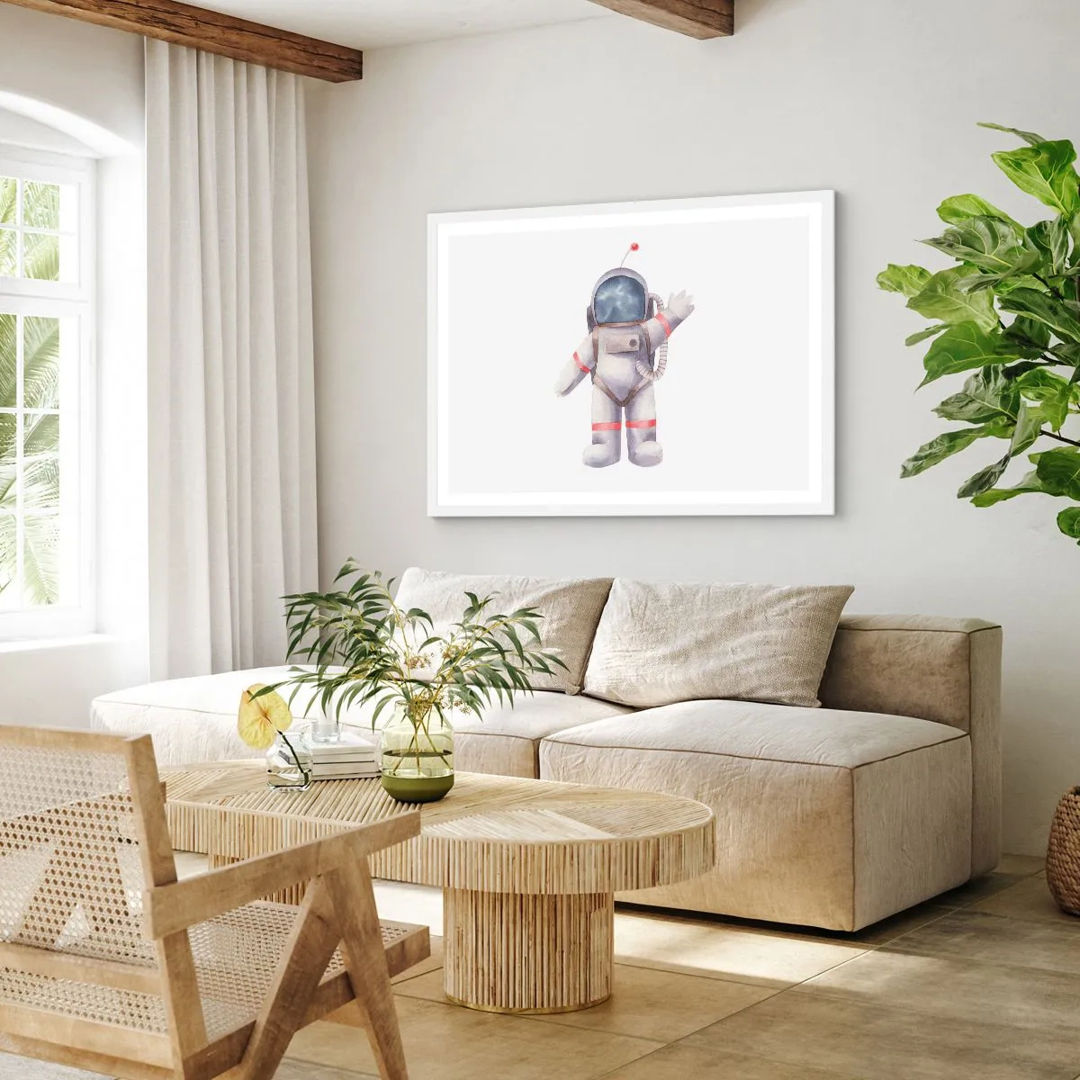 Plakat w białej ramie - To na razie! - 91x61 cm