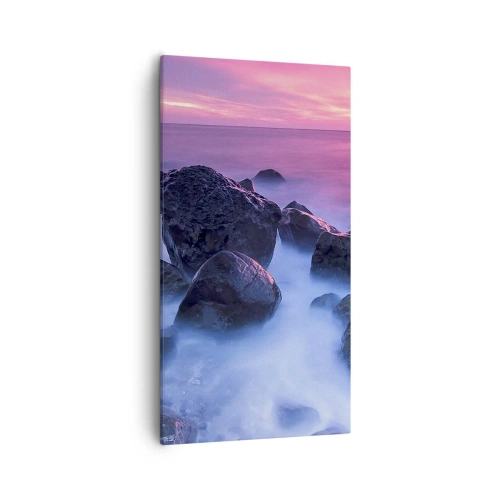 Obraz na płótnie - Narodziny w blasku i mgle - 55x100 cm