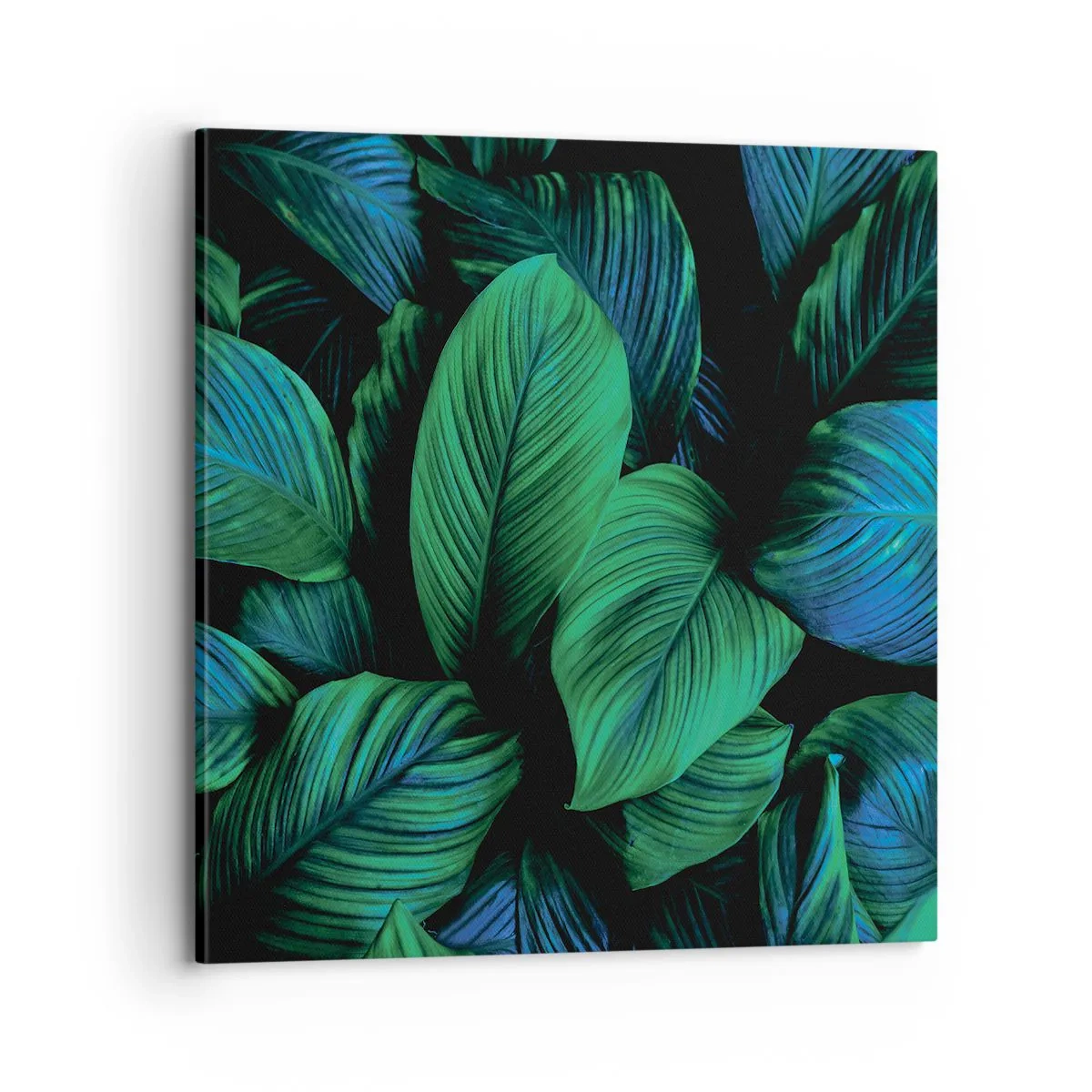 Obraz na płótnie - W zielonym tłumie - 70x70 cm