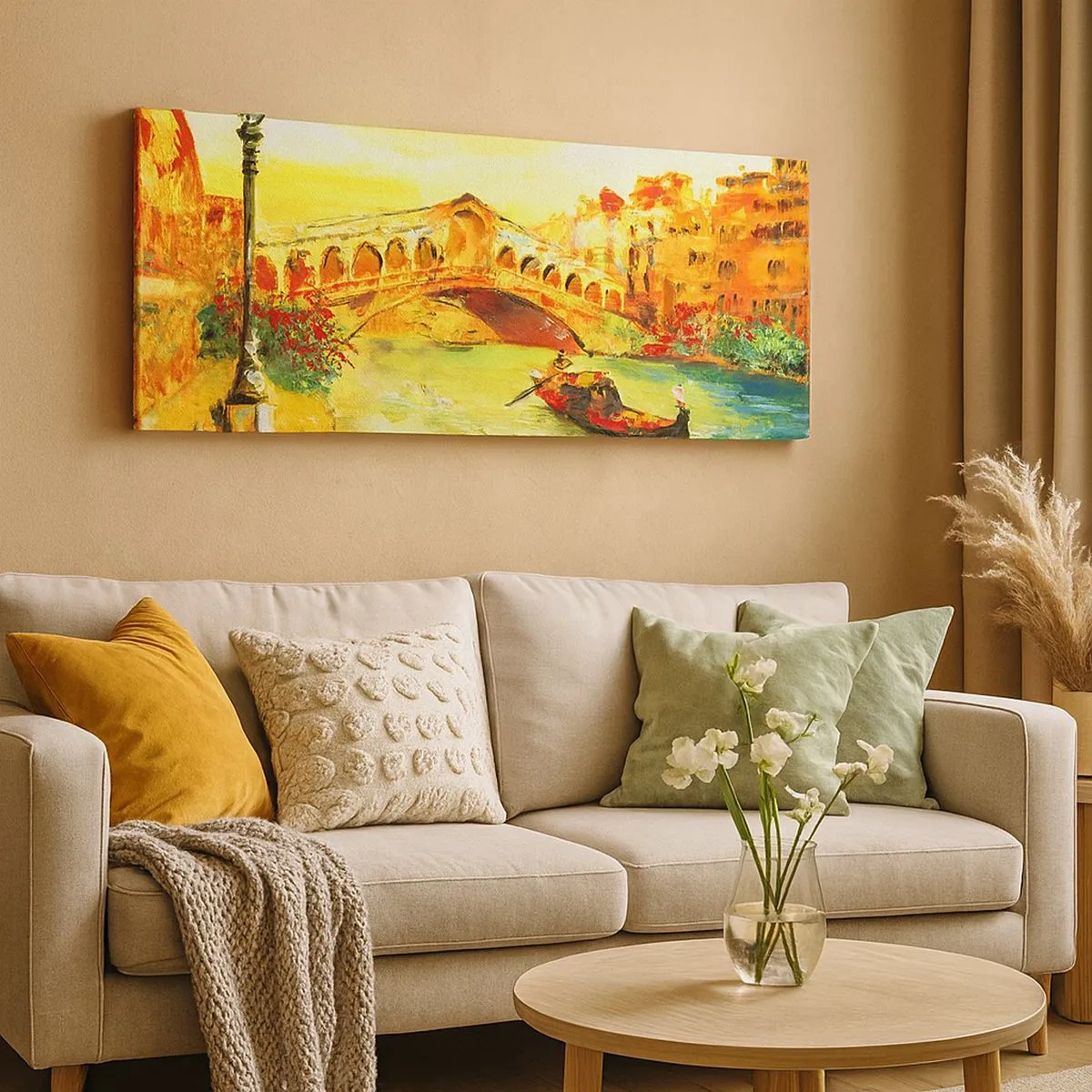 Obraz na płótnie - Pielgrzymka zakochanych - 100x40 cm