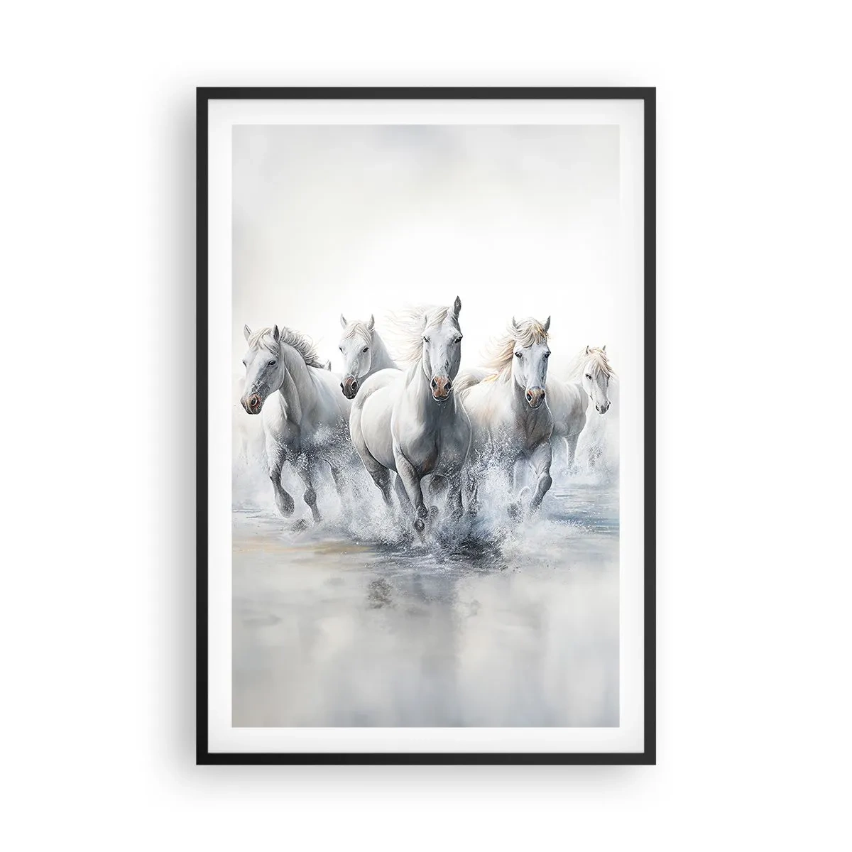 Plakat w czarnej ramie - Biała magia - 61x91 cm