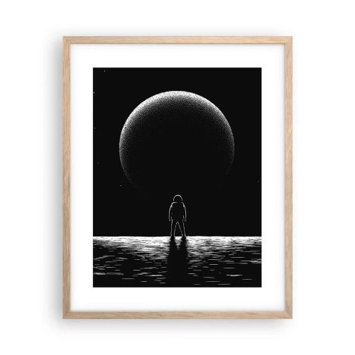 Plakat w ramie jasny dąb - Twarzą w twarz - 40x50 cm