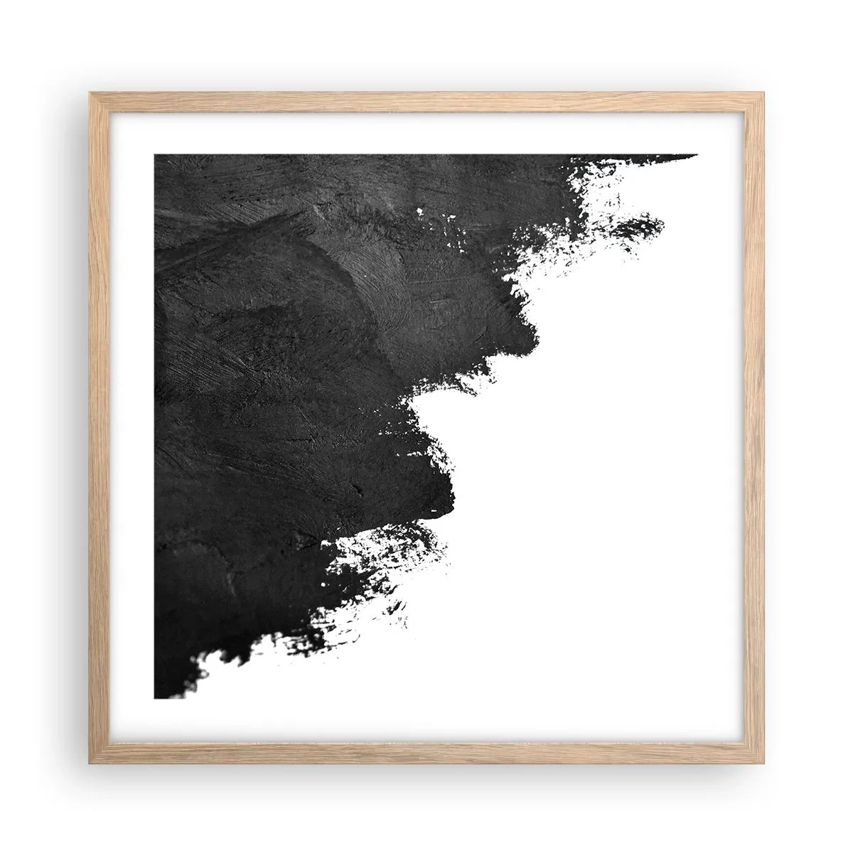 Plakat w ramie jasny dąb - Żywioły: ziemia - 50x50 cm