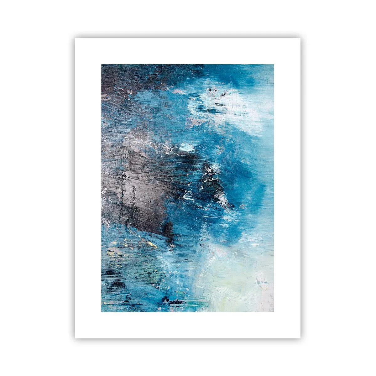 Plakat - Błękitna rapsodia - 30x40 cm
