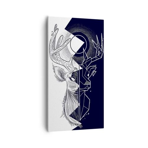 Obraz na płótnie - Walka i jedność przeciwieństw - 55x100 cm