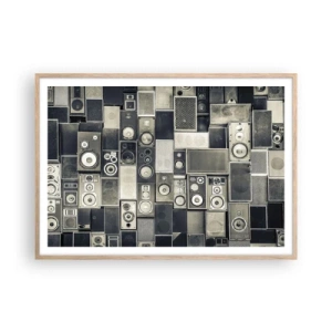 Plakat w ramie jasny dąb - I wszystko gra - 100x70 cm
