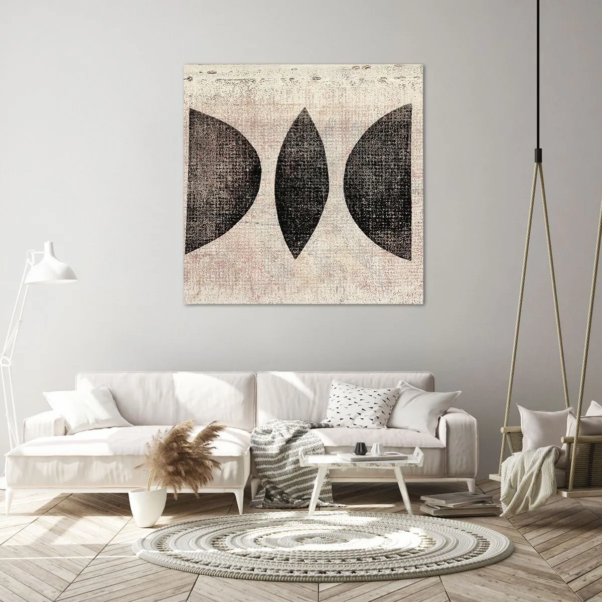 Obraz na płótnie - Etniczna abstrakcja - 40x40 cm