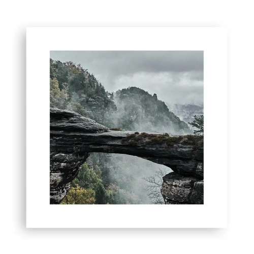 Plakat - Zaraz się zacznie przygoda - 30x30 cm