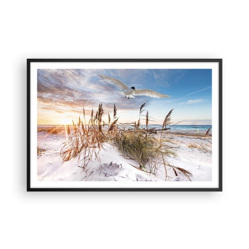 Plakat w czarnej ramie - Wiatr od morza - 91x61 cm