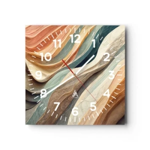 Zegar ścienny - Chwila przed zmianą - 30x30 cm