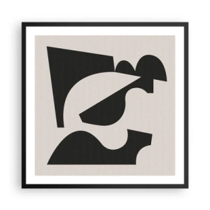 Plakat w czarnej ramie - Do samodzielnego składania - 60x60 cm