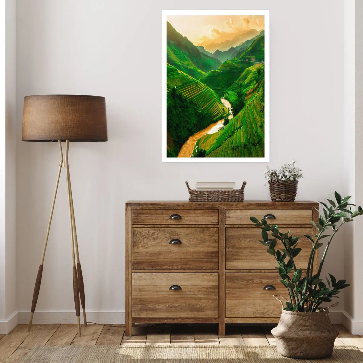 Plakat - Wietnamska dolina - 30x40 cm